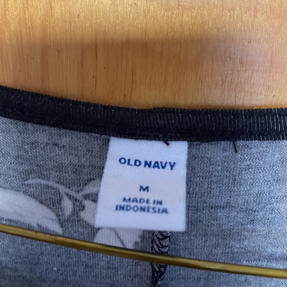 Old Navy Floral Black and Gray Dress - Picture 3 of 3